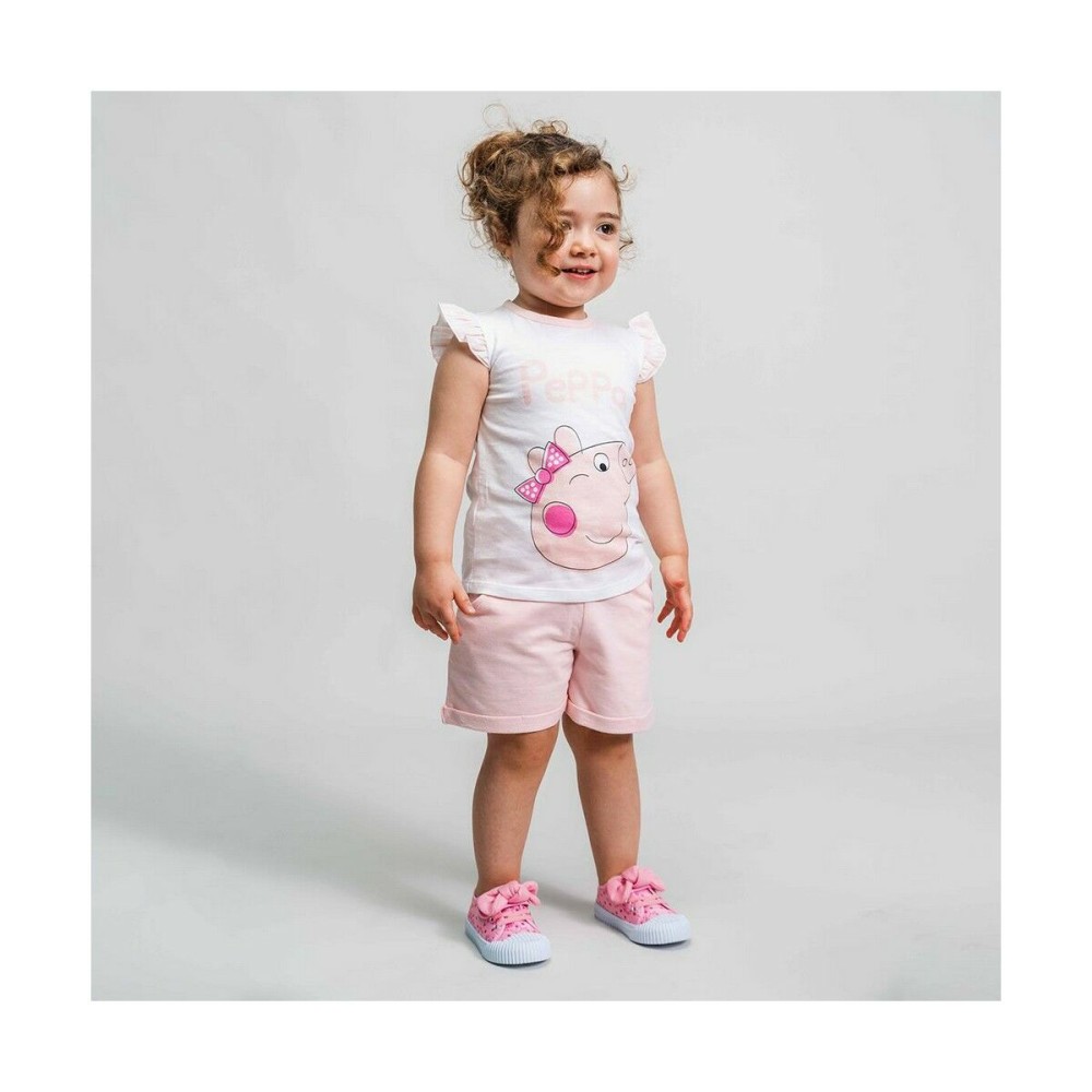 Ensemble de Vêtements Peppa Pig Blanc Enfant