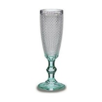 Coupe de champagne Vivalto PR05720ZD/BHA6 Transparent Turquoise verre 185 ml Points (6 Unités)