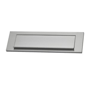 Letterbox plaques EDM 85596 Silver Aluminium 25,4 x 7,5 cm