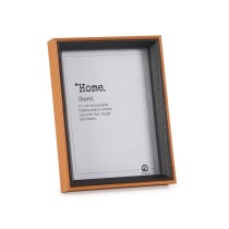 Fotorahmen Kristall Schwarz Braun Holz MDF (17 x 22 x 3 cm) (6 Stück)