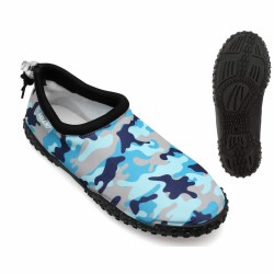 Chaussons Camouflage Bleu