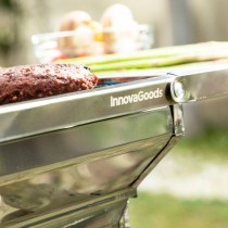 Zusammenklappbarer Holzkohlegrill aus Edelstahl ExelQ InnovaGoods