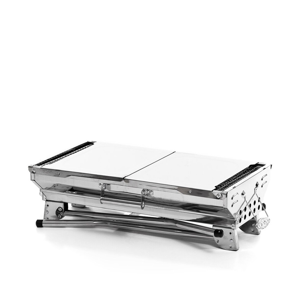 Stainless Steel Foldable Charcoal BBQ ExelQ InnovaGoods