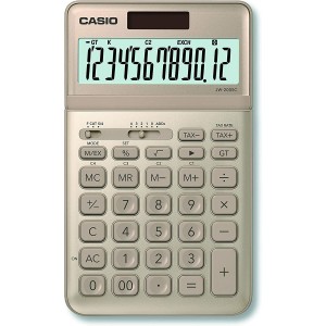 Calculatrice Casio JW-200SC-GD Doré Plastique