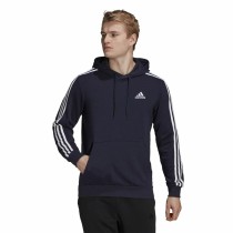 Sweat à capuche homme Adidas Essentials 3 Stripes Blue marine