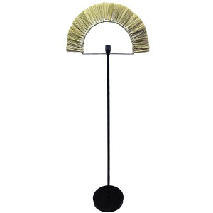 Stehlampe DKD Home Decor Schwarz natürlich Jute Eisen 50 W 220 V 56 x 26 x 152 cm