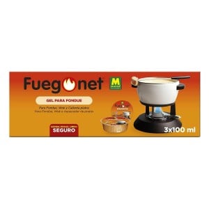 Flüssiger Grillanzünder Massó 3 x 100 ml Gel Fondue Set