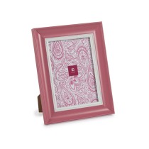 Cadre photo Verre Rose Plastique (6 Unités) (2 x 24 x 19 cm)