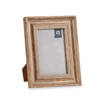 Fotorahmen Kristall Holz Braun Bronze Kunststoff (16,5 x 2 x 21 cm) (6 Stück)