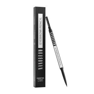 Crayon à sourcils Nanobrow Dark Brown 2 en 1 (1 ml)