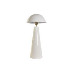 Lampe de bureau DKD Home Decor Blanc Métal Fer 50 W 220 V 31 x 31 x 70 cm