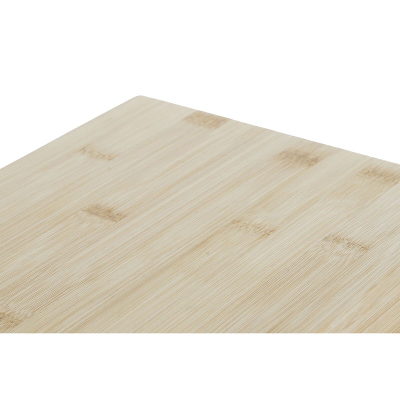 Planche à découper DKD Home Decor Naturel Bambou Acier inoxydable 28 x 21,5 x 4,2 cm