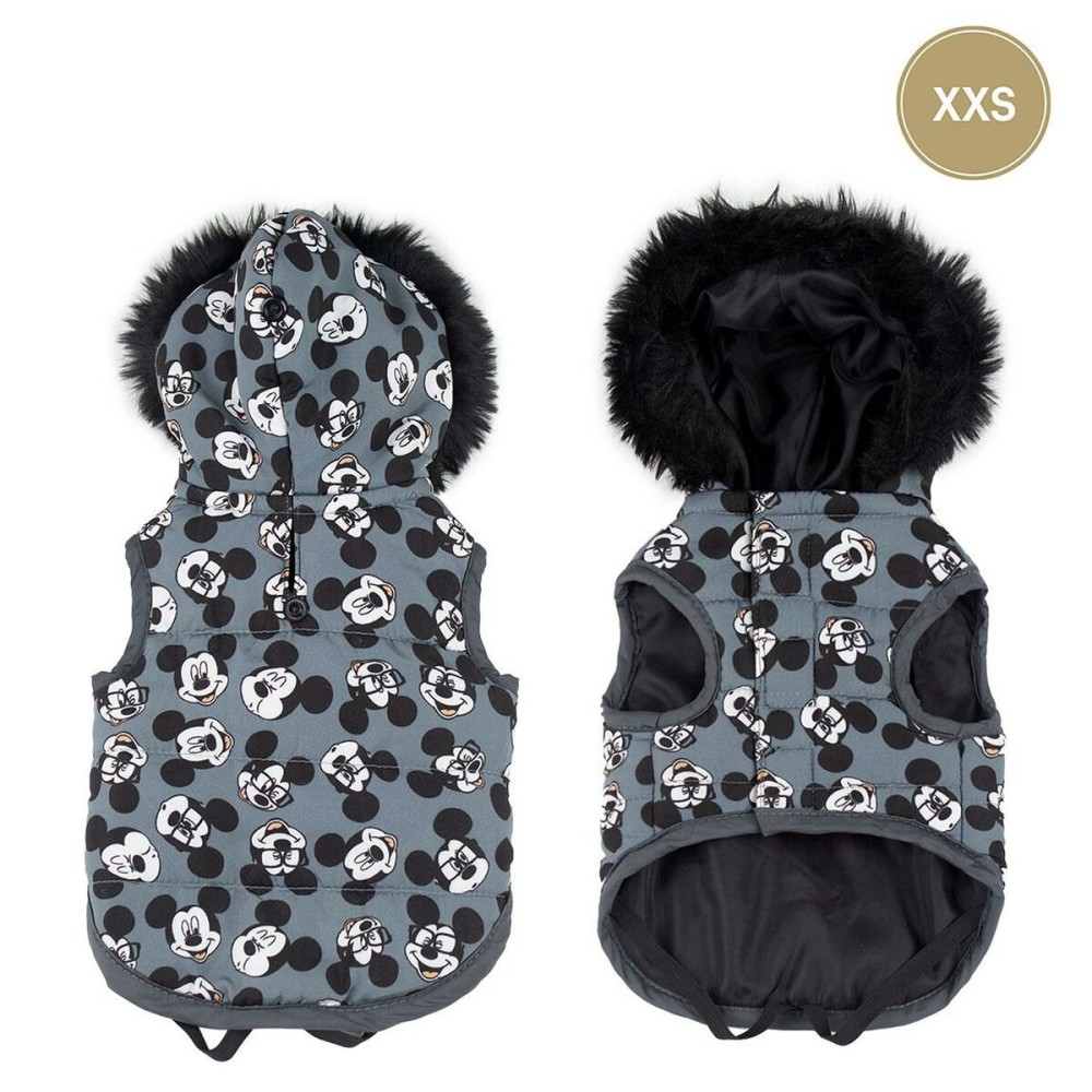 Dog Coat Mickey Mouse Grey