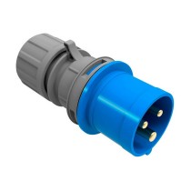 Stecker EDM Blau Blau/Weiß Luft 16 A CETAC