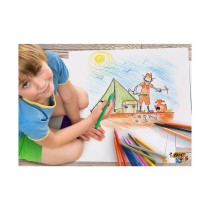 Crayons gras de couleur Plastidecor Kids Caisse Multicouleur