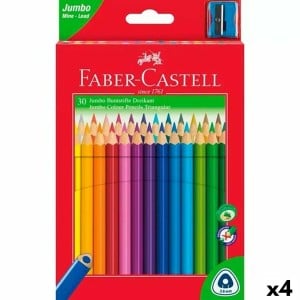 Crayons de couleur Faber-Castell Multicouleur 4 Pièces