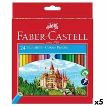 Crayons de couleur Faber-Castell Multicouleur (5 Unités)