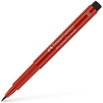 Felt-tip pens Faber-Castell Pitt Artist Dark Red (10 Units)