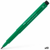 Felt-tip pens Faber-Castell Pitt Artist Dark green (10 Units)