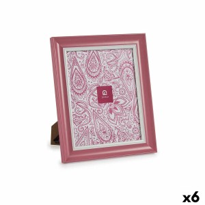 Photo frame Crystal Pink Plastic (6 Units) (2 x 31 x 26 cm)