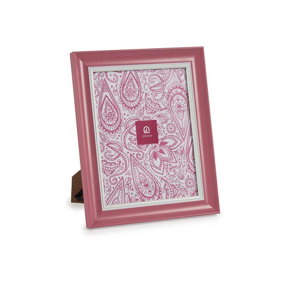 Photo frame Crystal Pink Plastic (6 Units) (2 x 31 x 26 cm)