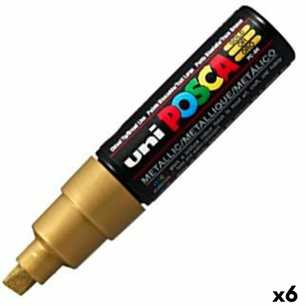 Filzstifte POSCA PC-8K Gold 8 mm (6 Stück)