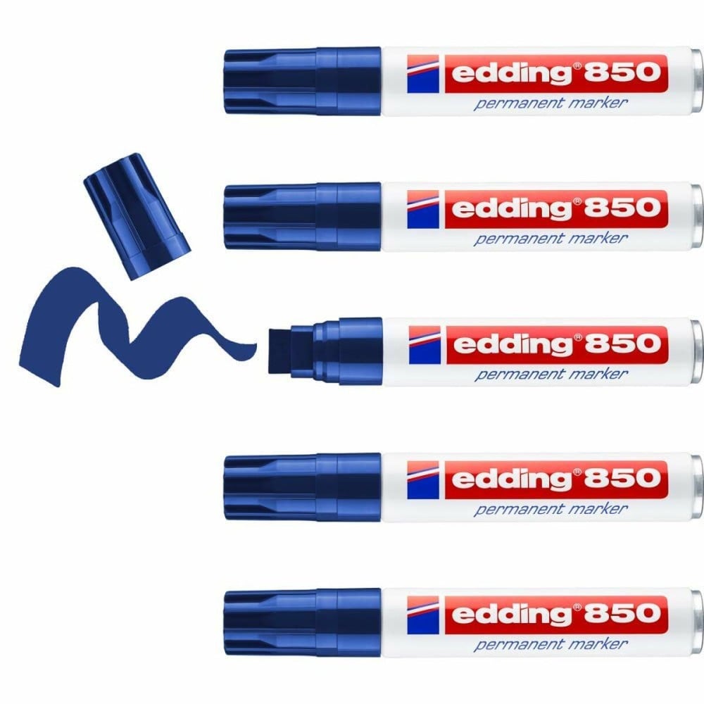 Dauermarker Edding 850 Blau (5 Stück)