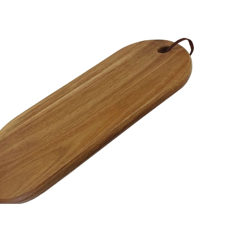 Cutting board DKD Home Decor Natural Rope Acacia 38 x 16 x 2 cm