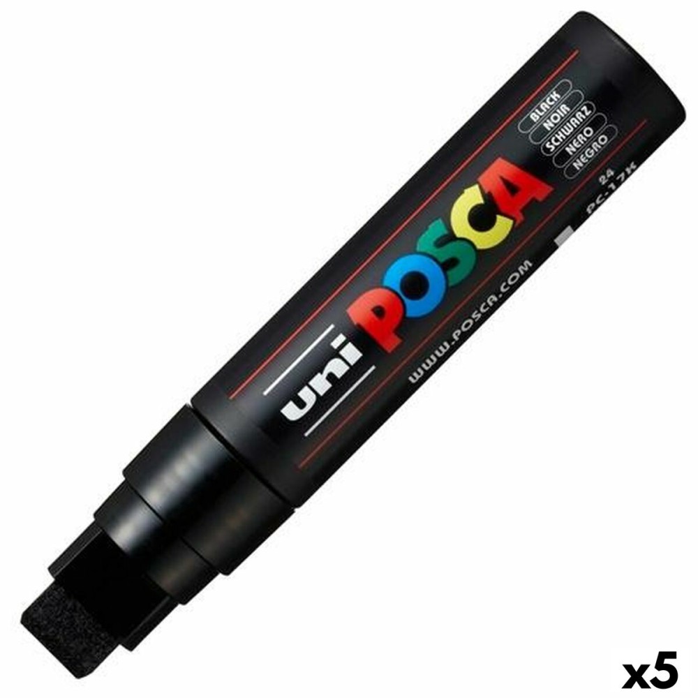 Feutres POSCA PC-17K Noir (5 Unités)