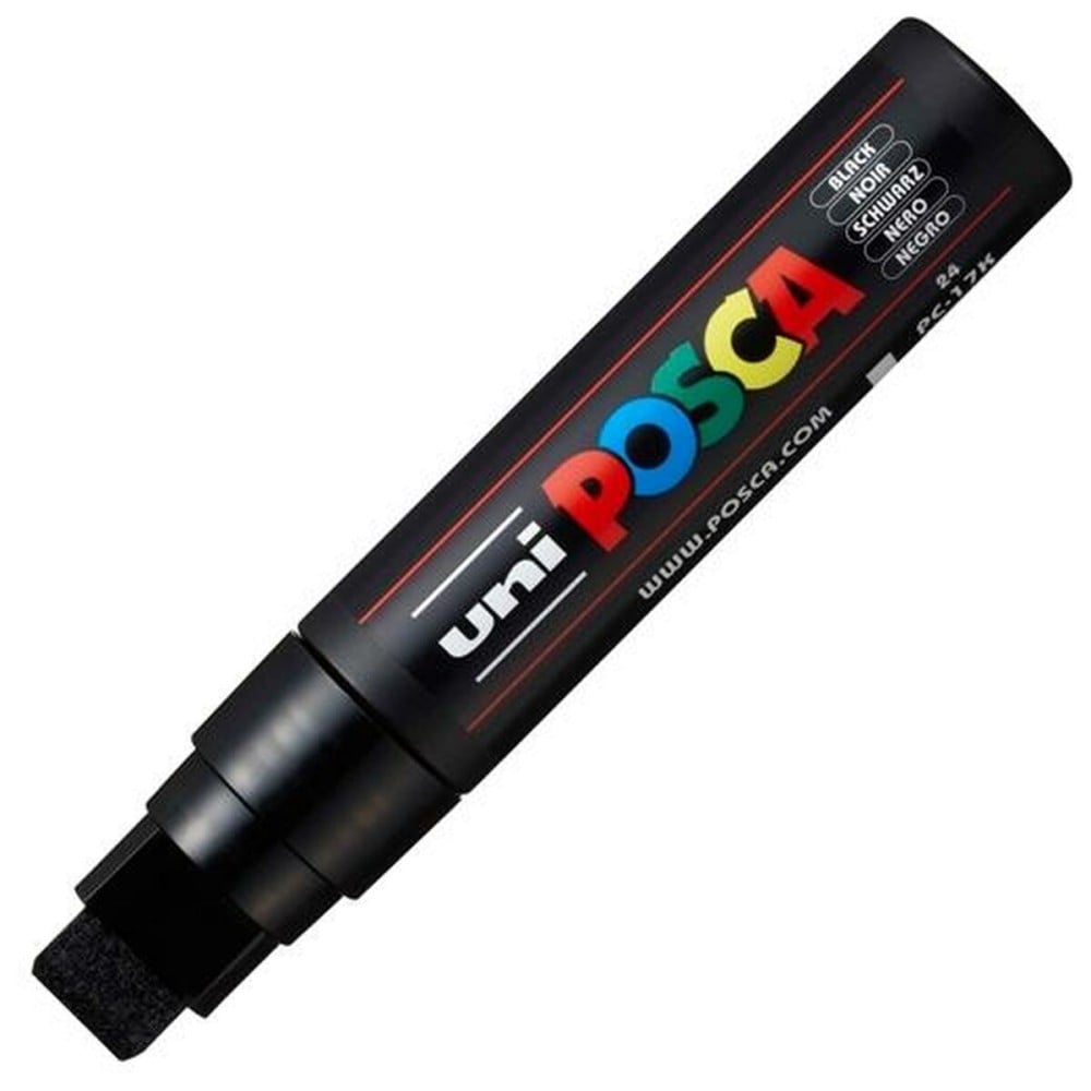 Felt-tip pens POSCA PC-17K Black (5 Units)