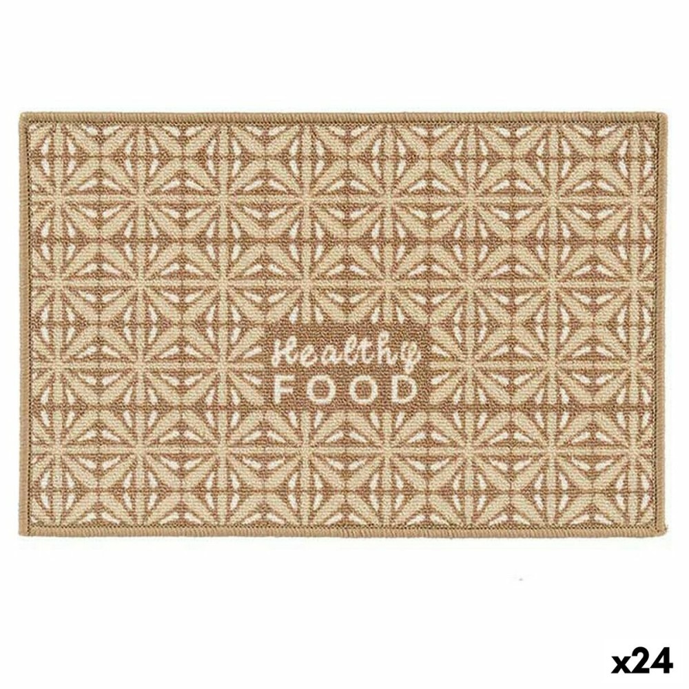 Tapis Kinvara Healthy Food Beige 40 x 1 x 60 cm (24 Unités)