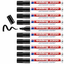 Permanent marker Edding 3300 Black (10 Units)