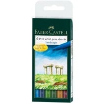 Ensemble de Marqueurs Faber-Castell Pitt Artist Landscape Coffret (5 Unités)