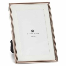 Photo frame Crystal Steel Copper (13,5 x 18,5 x 13,5 cm) (12 Units)