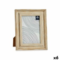 Fotorahmen Kristall Gold Holz Braun Kunststoff (19 x 2 x 24 cm) (6 Stück)