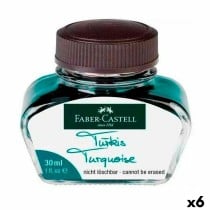 Encrier Faber-Castell Turquoise 6 Pièces 30 ml