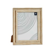 Cadre photo Verre Doré Bois Marron Plastique (26 x 2 x 31 cm) (6 Unités)