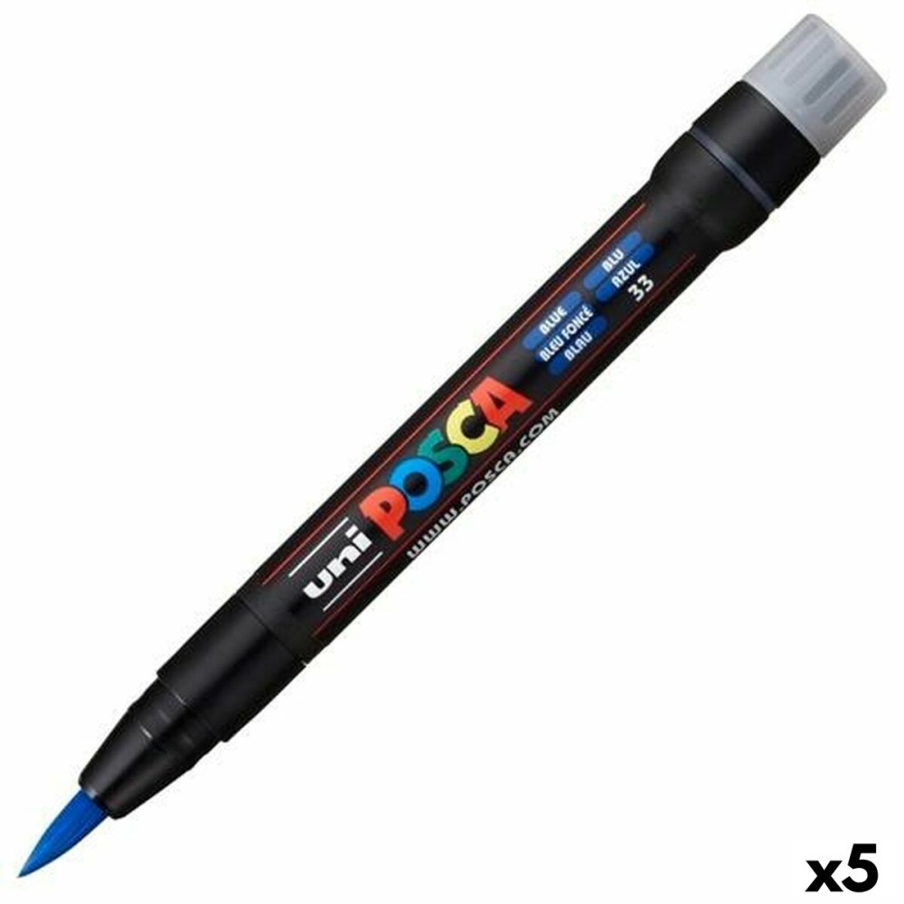 Filzstifte POSCA PCF-350 Blau (5 Stück)