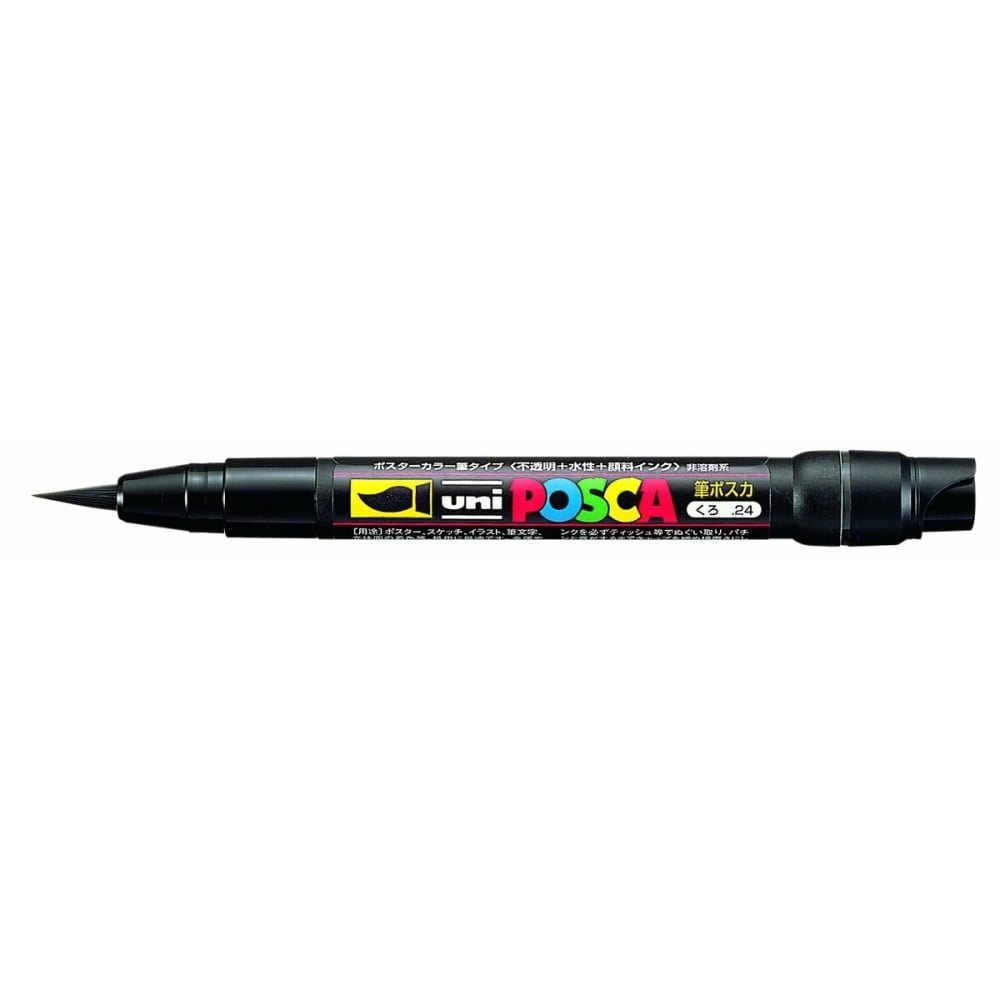 Felt-tip pens POSCA PCF-350 Black (5 Units)