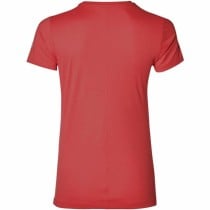 Damen Kurzarm-T-Shirt Asics SS Graphic Rot