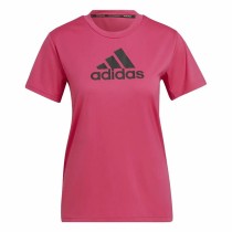 Women’s Short Sleeve T-Shirt Adidas Designed 2 Move Logo Fuchsia