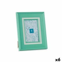 Cadre photo Verre Vert Plastique (6 Unités) (2 x 23 x 18 cm)