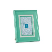 Photo frame Crystal Green Plastic (6 Units) (2 x 23 x 18 cm)