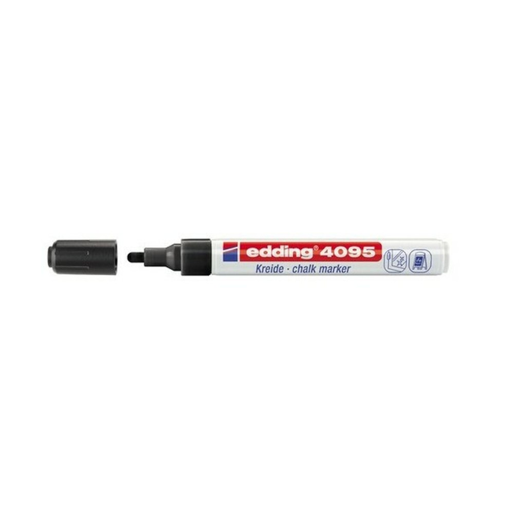 Liquid chalk marker Edding 4095 Black (10 Units)