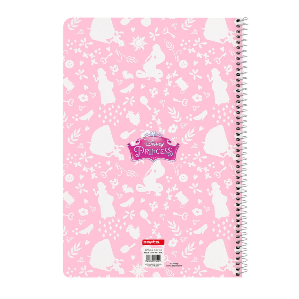 Carnet Disney Princess Magical Beige Rose A4 80 Volets