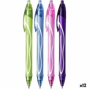 Gel-Stift Bic Gel-Ocity Quick Dry 4 Colours 0,3 mm 12 Stücke