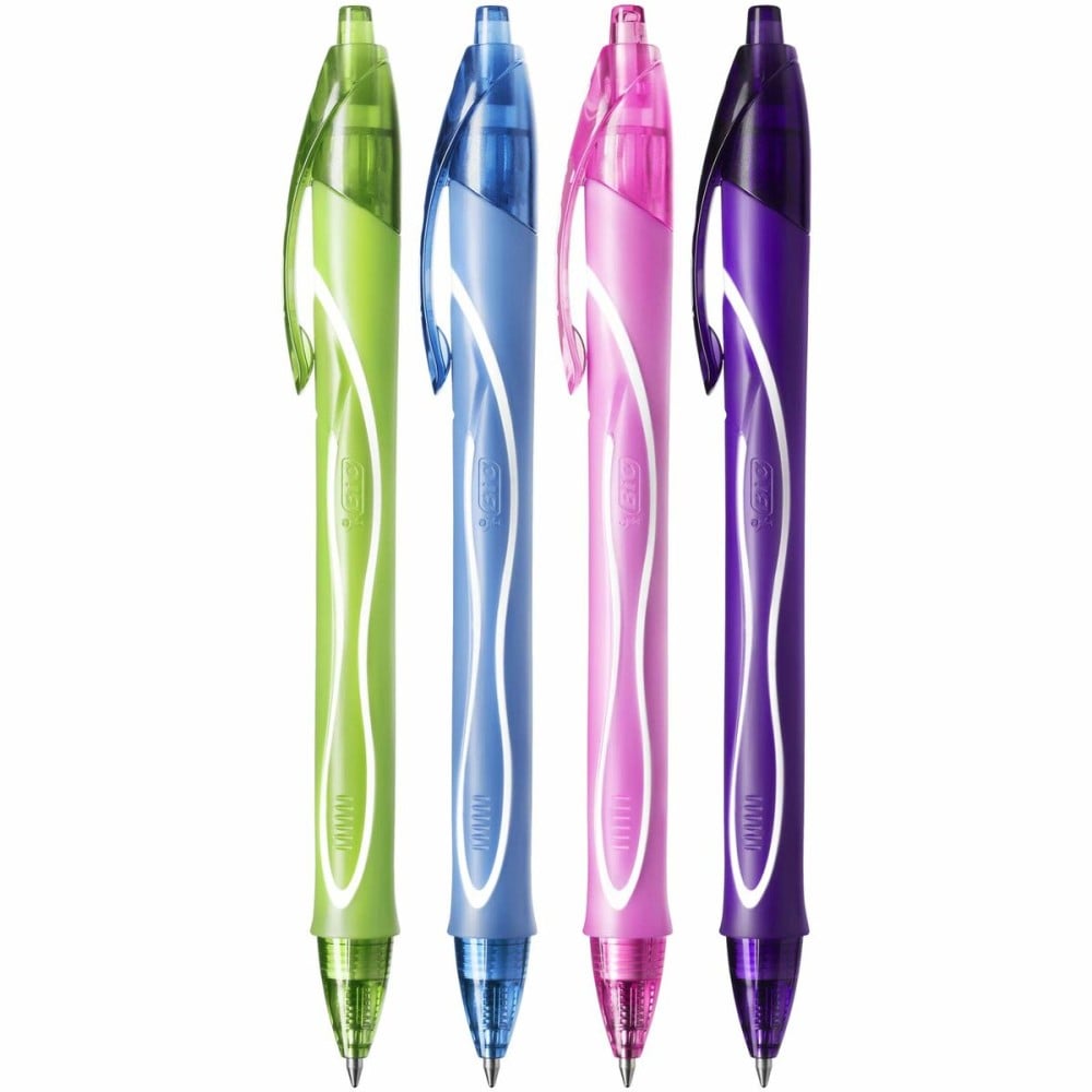 Gel pen Bic Gel-Ocity Quick Dry 4 Colours 0,3 mm 12 Pieces