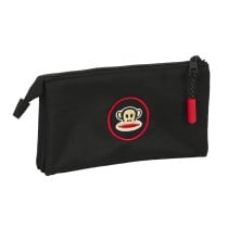 Dreifaches Mehrzweck-Etui Paul Frank Campers Schwarz (22 x 12 x 3 cm)