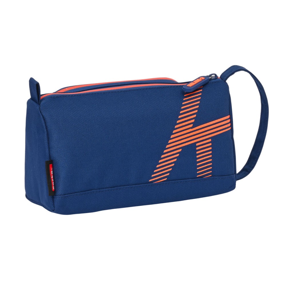 Trousse Scolaire avec Accessoires Kelme Navy blue Orange Blue marine 20 x 11 x 8.5 cm (32 Pièces)