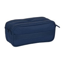 Dreifaches Mehrzweck-Etui Kappa Navy Marineblau (21,5 x 10 x 8 cm)